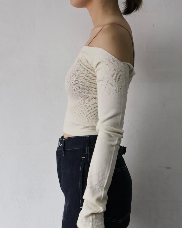 トップス fumika uchida  MOHAIR MESH TIGHTS TOP fumika uchida MOHAIR MESH TIGHTS TOP