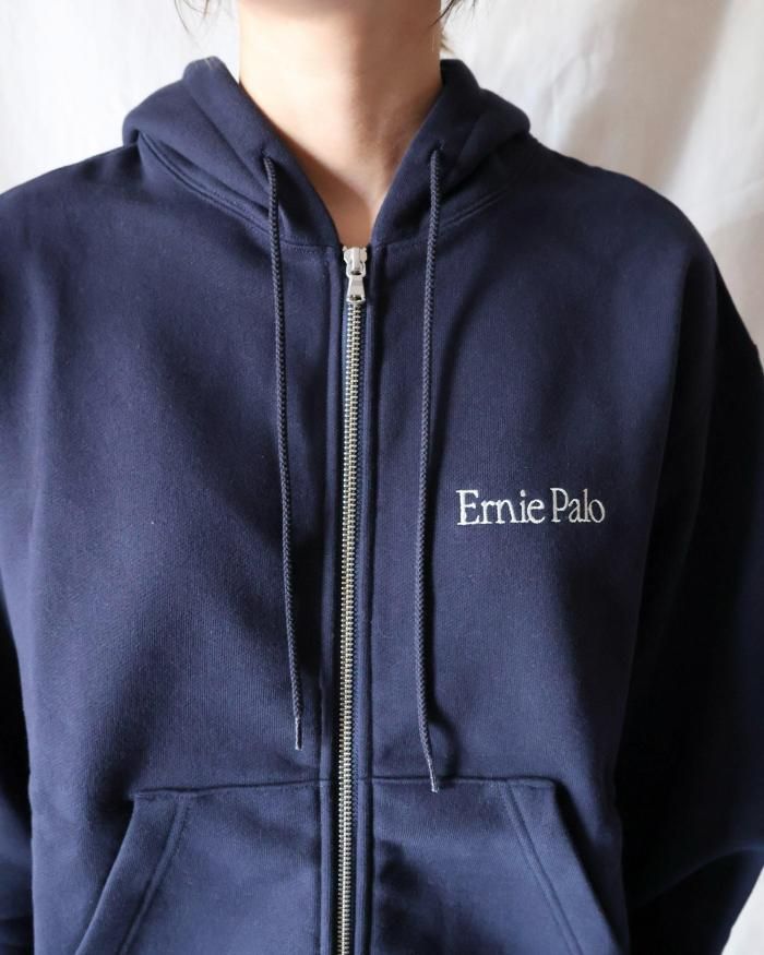 Ernie Palo：STANDARD ZIP HOODIE - NAVY - ORANN ONLINE SHOP