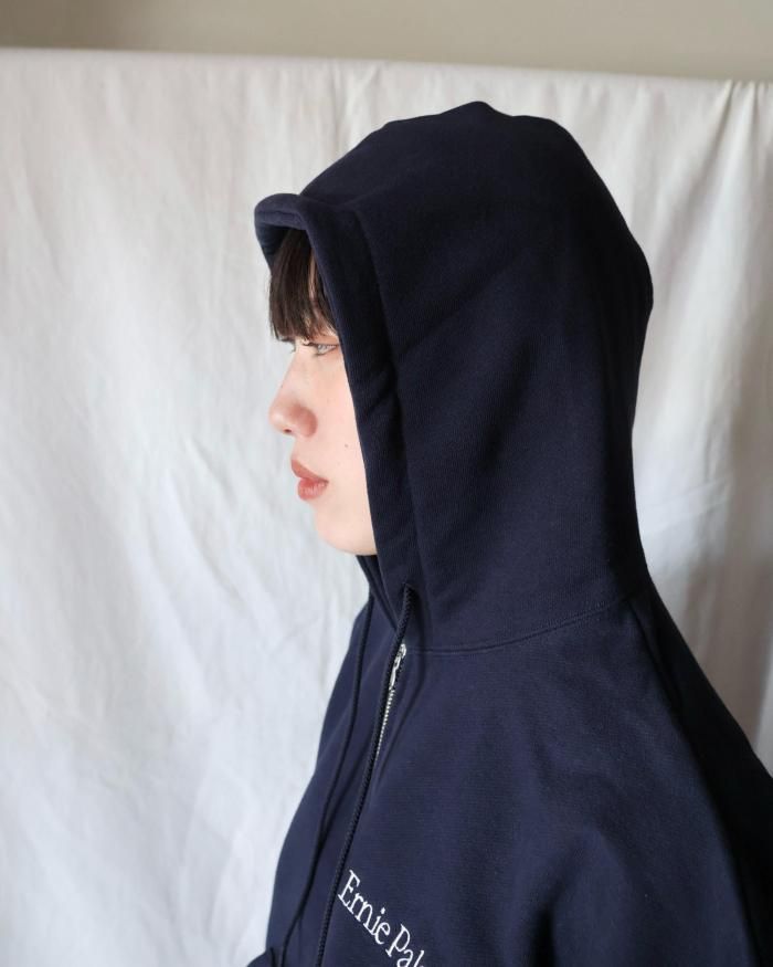 Ernie Palo：STANDARD ZIP HOODIE - NAVY - ORANN ONLINE SHOP
