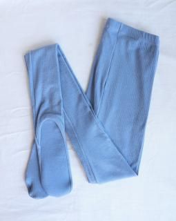 FUMIKA UCHIDANEEDLE DRAWING TIGHTS - LIGHT BLUE