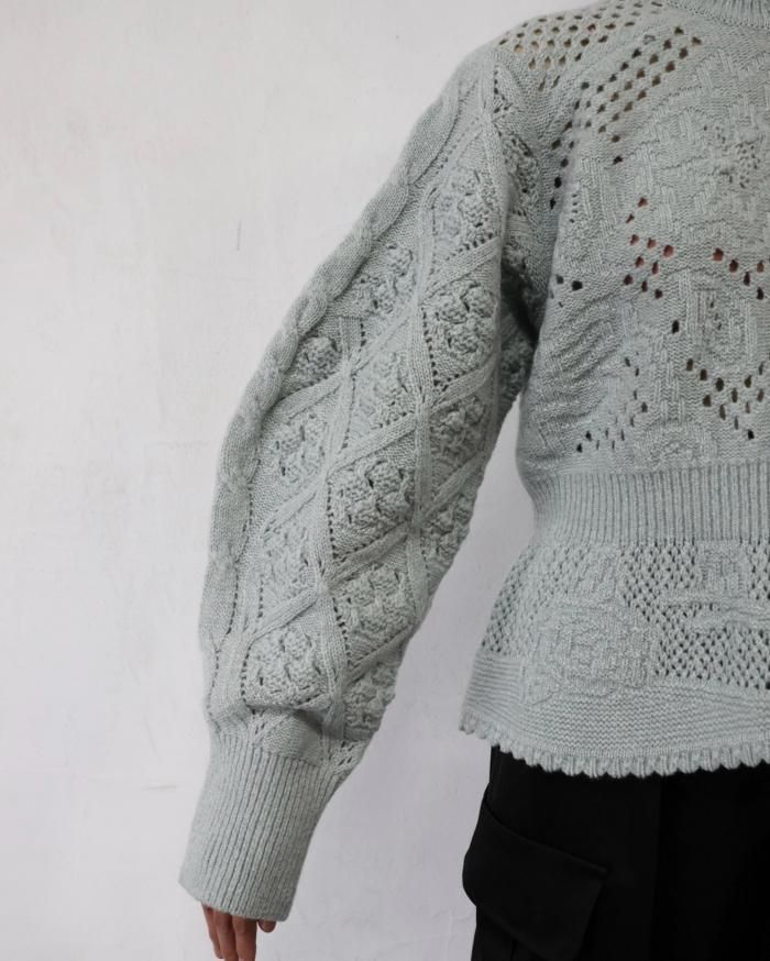 mame kurogouchi ラメプルオーバー mame kurogouchi ラメプルオーバー