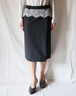 FUMIKA UCHIDA キルティングスカート 34 FUMIKA UCHIDA】 GEOMETRIC PATTERN HIGH-NECK SHIRT 【INSCRIRE
