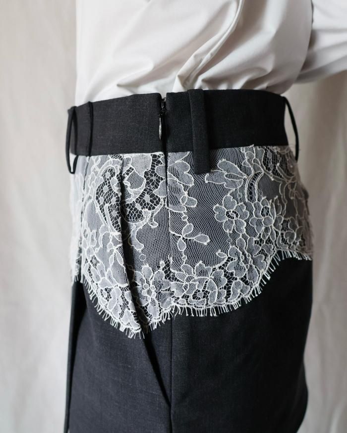スカート FUMIKA UCHIDA FUMIKA UCHIDA： NYLON WAIST POCKET MINI SKIRT - RED - ORANN