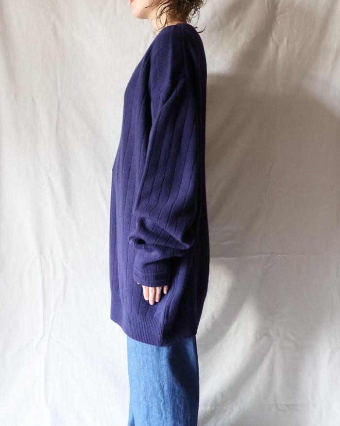 ohga オオガ HENRY NECK KNIT 新品未使用 henry neck logo knit | kaoyorinakami