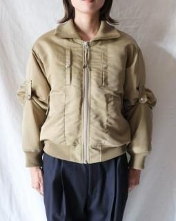 JUN MIKAMIFLIGHT JACKET - CAMEL