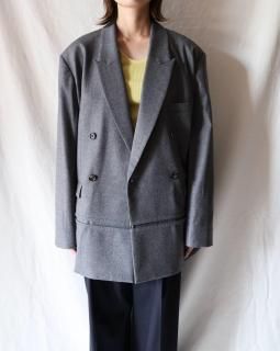 JUN MIKAMIFLANO DOUBLE JACKET - GREY