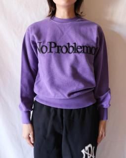 No Problemo/ AriesReverse Fleece Sweat - LILAC