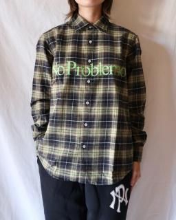 No Problemo/ AriesNo Problemo Plaid Shirt - GREEN