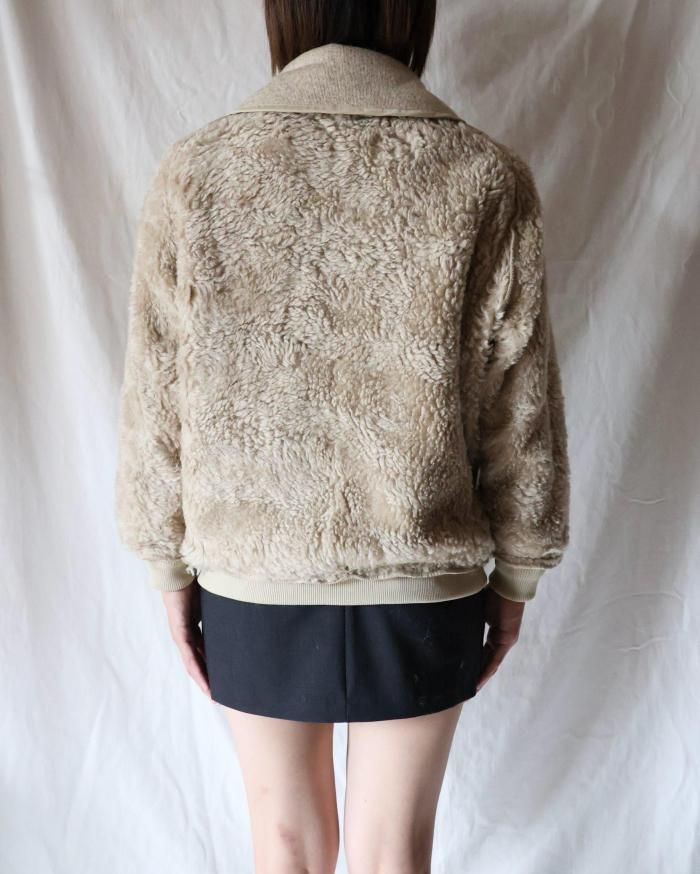 FUMIKA UCHIDA： BOA REVERSIBLE BLOUSON - NATURAL - ORANN ONLINE SHOP
