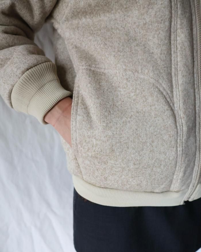 FUMIKA UCHIDA： BOA REVERSIBLE BLOUSON - NATURAL - ORANN