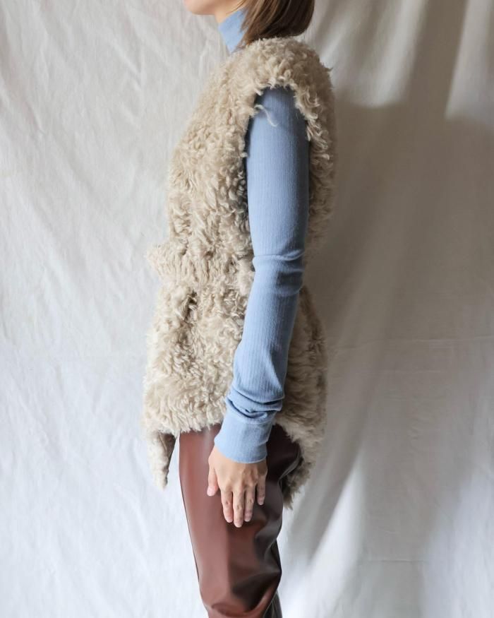 FUMIKA UCHIDA： BOA COSTUME TOP - NATURAL - ORANN ONLINE SHOP