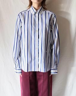 WALES BONNERDAYLIGHT SHIRT - WHITE/BLUE/BLACK