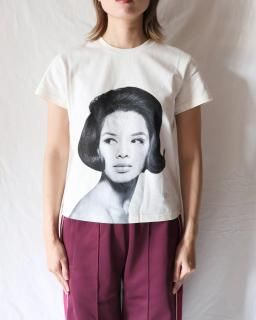 WALES BONNERSELAH CROPPED T SHIRT - IVORY