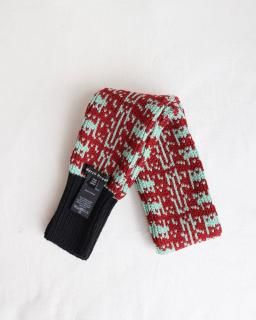 Meryll RoggeMINI-SCARF - MINT / BURGUNDY
