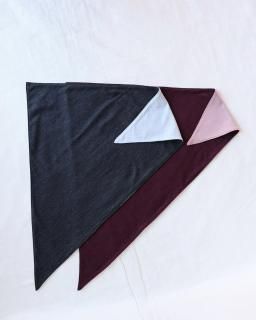 fifi collection:Merino Wool Double Face Triangle Scarf