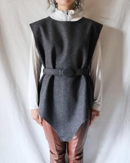 FUMIKA UCHIDAFELT COSTUME TOP - DARK GREY