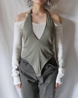 トップス FUMIKA UCHIDA VELOUR JACQUARD BODYSUIT FUMIKA UCHIDA VELOUR JACQUARD BODYSUIT トップス