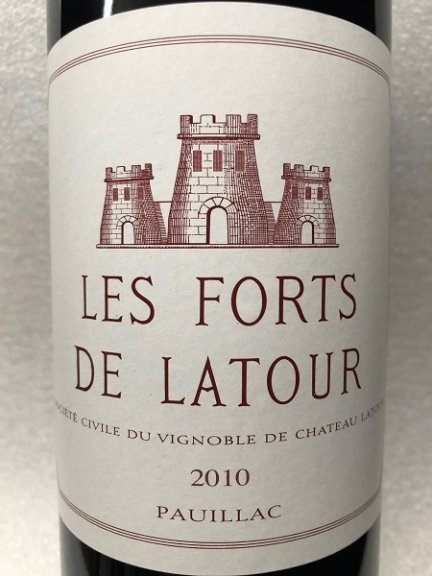 レ フォール ド ラトゥール 2010 Les Forts de Latour