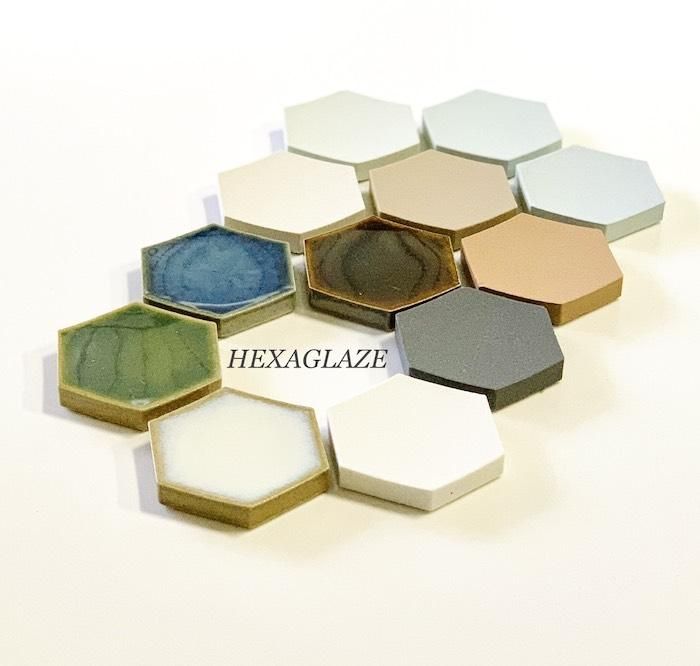 ヘキサグレイズ Hexaglaze 六角形タイル 1個からのバラ売り 六角形 ヘキサゴンタイルタイル 多治見モザイクタイルショップ Tile Monster ヘキサグレイズ Hexaglaze 六角形タイル 1個からのバラ売り 六角形 ヘキサゴンタイルタイル 多治見モザイクタイルショップ Tile Monster