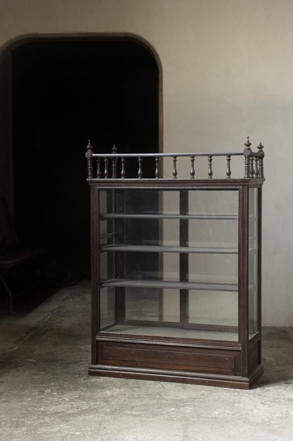 特注品】タバコ用ショーケース 煙草 収納棚 オブジェ 回転式