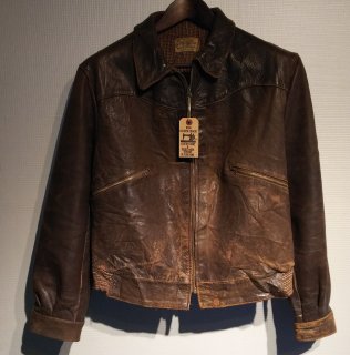 50`s MADE IN ENGLAND Leather Jacket 