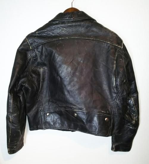 50's Daniel Boone double riders jacket - neon-leather
