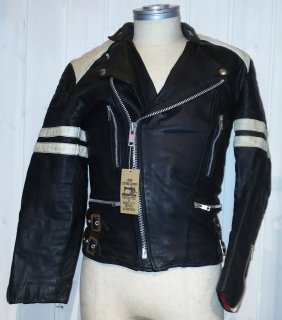<img class='new_mark_img1' src='https://img.shop-pro.jp/img/new/icons1.gif' style='border:none;display:inline;margin:0px;padding:0px;width:auto;' />80's Campri 2Tone double riders jacket