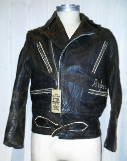 50`s MADE IN ENGLAND Double Leather Jacket