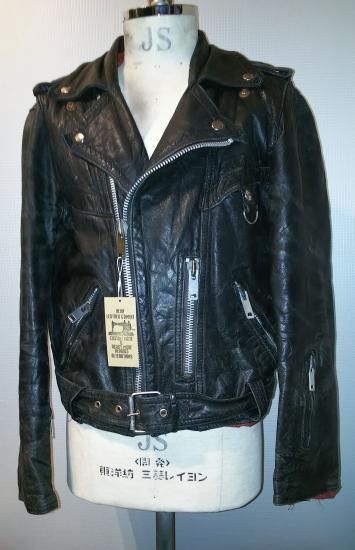 80's Petroff double riders jacket - neon-leather