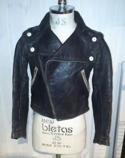 40's peter's 2tone Leather Riders Jacket