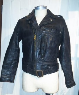 50's Harley Davidson Riders Leather Jacket  Cycle Champ