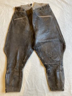 40's Leather motorcycle pants