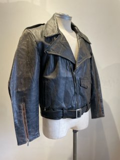 70's ALASKA LEATHER GARMENT Double Leather Jacket 