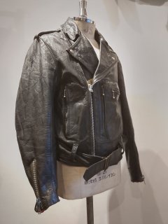 60's~70's MADE IN ENGLAND Double riders jacket 