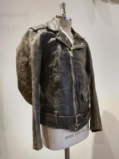 50's BECK Motorcycle Leather Jacket Paint Custom 