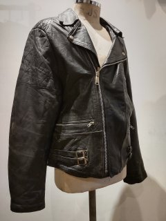70~80's double riders jacket LIGHTNING Type