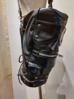 Leather Mask Bag (Albert ZIPP silver) 