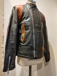 80's 2Tone Leather Jacket MONZA Type 