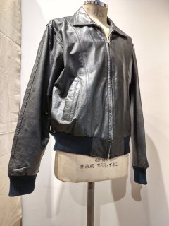 80's Rib Leather jacket 