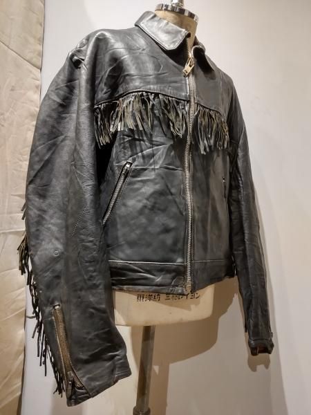 70's MASCOT Fringe Single riders jacket - neon-leather 70's MASCOT Fringe Single riders jacket - neon-leather