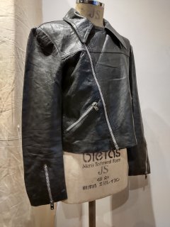 80's Ladies Double Leather Jacket 