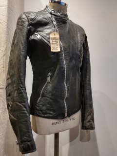 60~70's Leather riders jacket MONZA Type