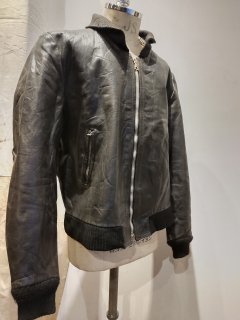 REBE Rib Leather Jacket 