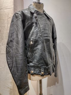 ALNE LEDER Side lace Double Leather Jacket