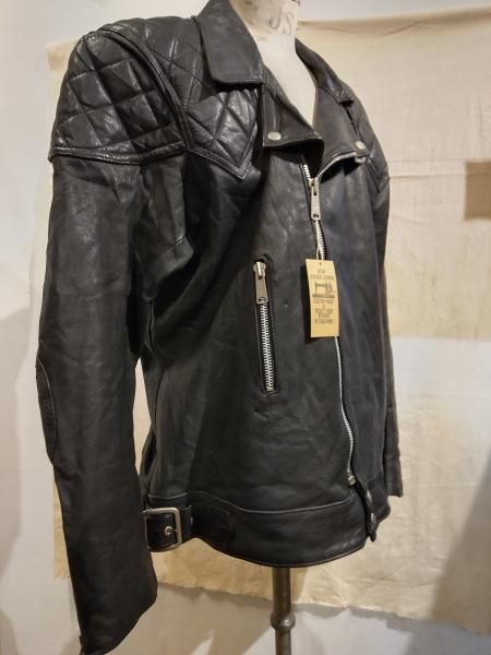 80's TT LEATHERS Double Riders Jacket - neon-leather 80's TT LEATHERS Double Riders Jacket - neon-leather