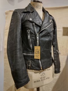 70~80's Double Riders Leather Jacket LIGHTNING Type