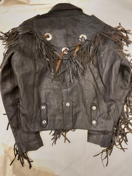LA ROCKA! JOHNSONS MEXTEX Fringe Biker jacket - neon-leather LA ROCKA! JOHNSONS MEXTEX Fringe Biker jacket - neon-leather