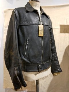 70's Danpark Single Riders Leather Jacket
