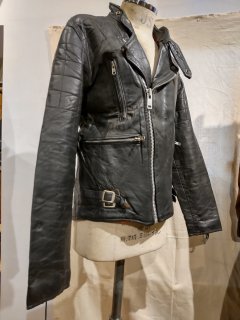 80's STYLE IN LEATHER Leather Riders Jacket MONZA Type 