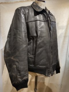 50's German Rib Leather Jacket